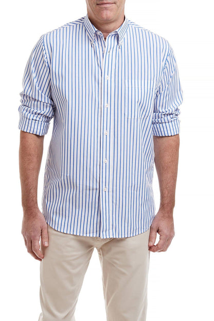Tops / Chase Cotton Stripe / Blue/White