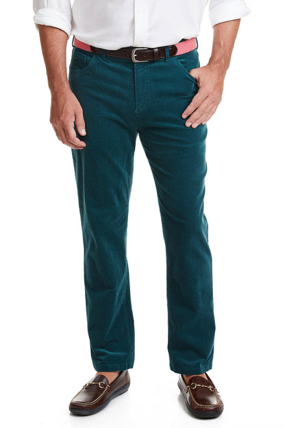 Castaway / The Wayfarer 5-Pocket Pinwale Corduroy Pant / Hunter Green