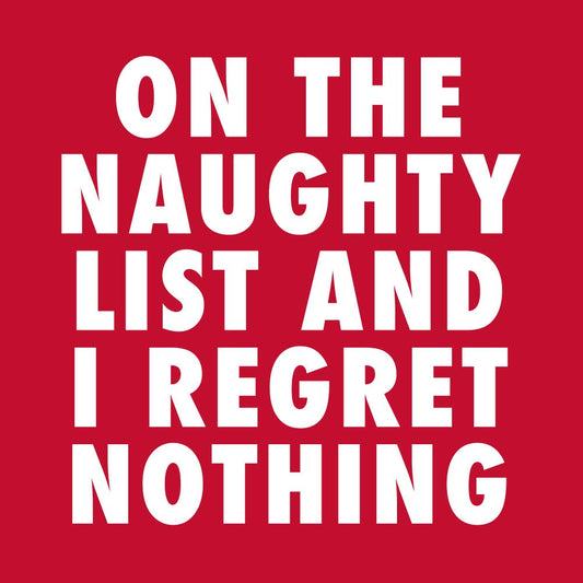 Cocktail Napkins - I Regret Nothing