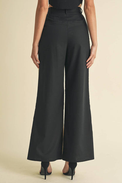 The Linen Color Block Trouser