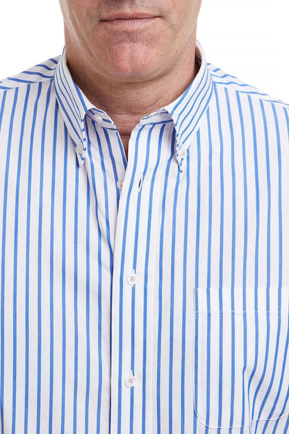Tops / Chase Cotton Stripe / Blue/White