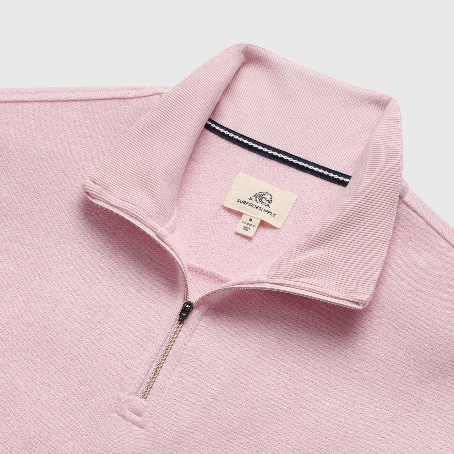 Quarter Zip / Bobby Cashmist Fleece / Pink Heather