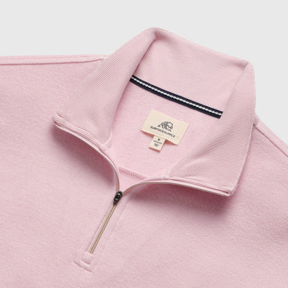 Quarter Zip / Bobby Cashmist Fleece / Pink Heather