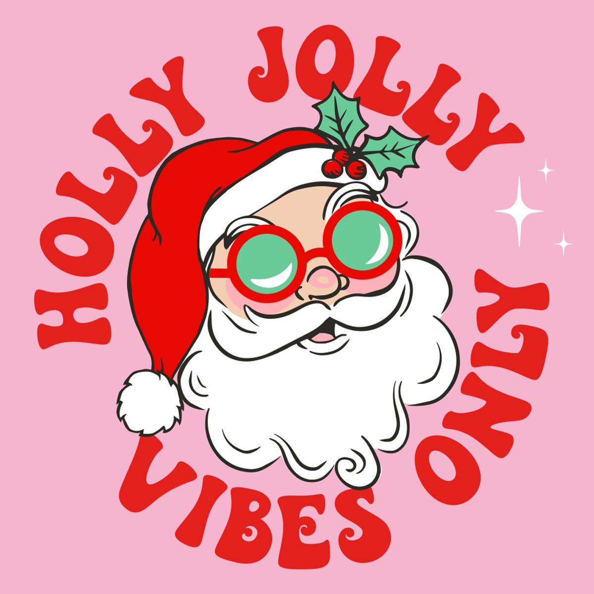Cocktail Napkins - Holly Jolly Vibes Only