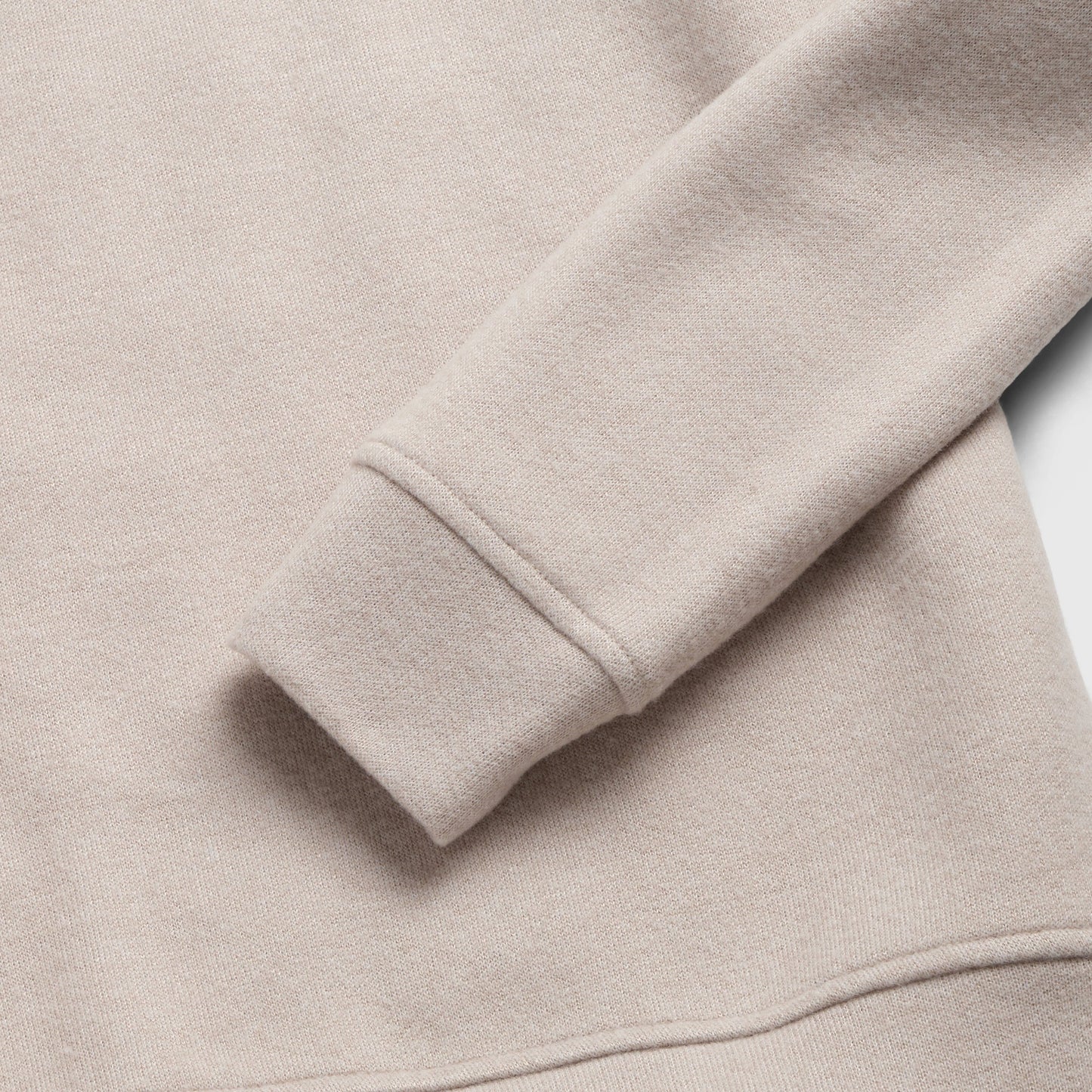 Quarter Zip / Bobby Cashmist Fleece / Taupe Grey Heather