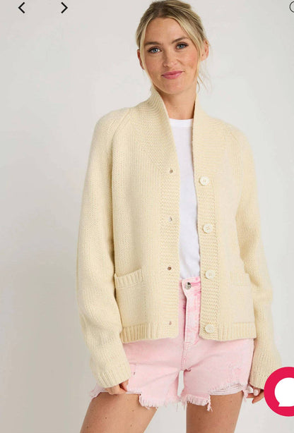 Sweaters / Navy Lobster Varsity Cardigan