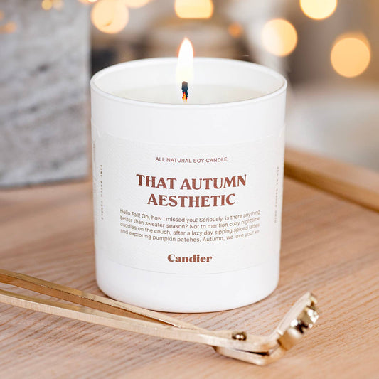 Soy Candle -  Autumn Aesthetic Scent