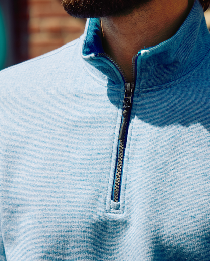 Bobby Fleece Quarter Zip / Blue Combo