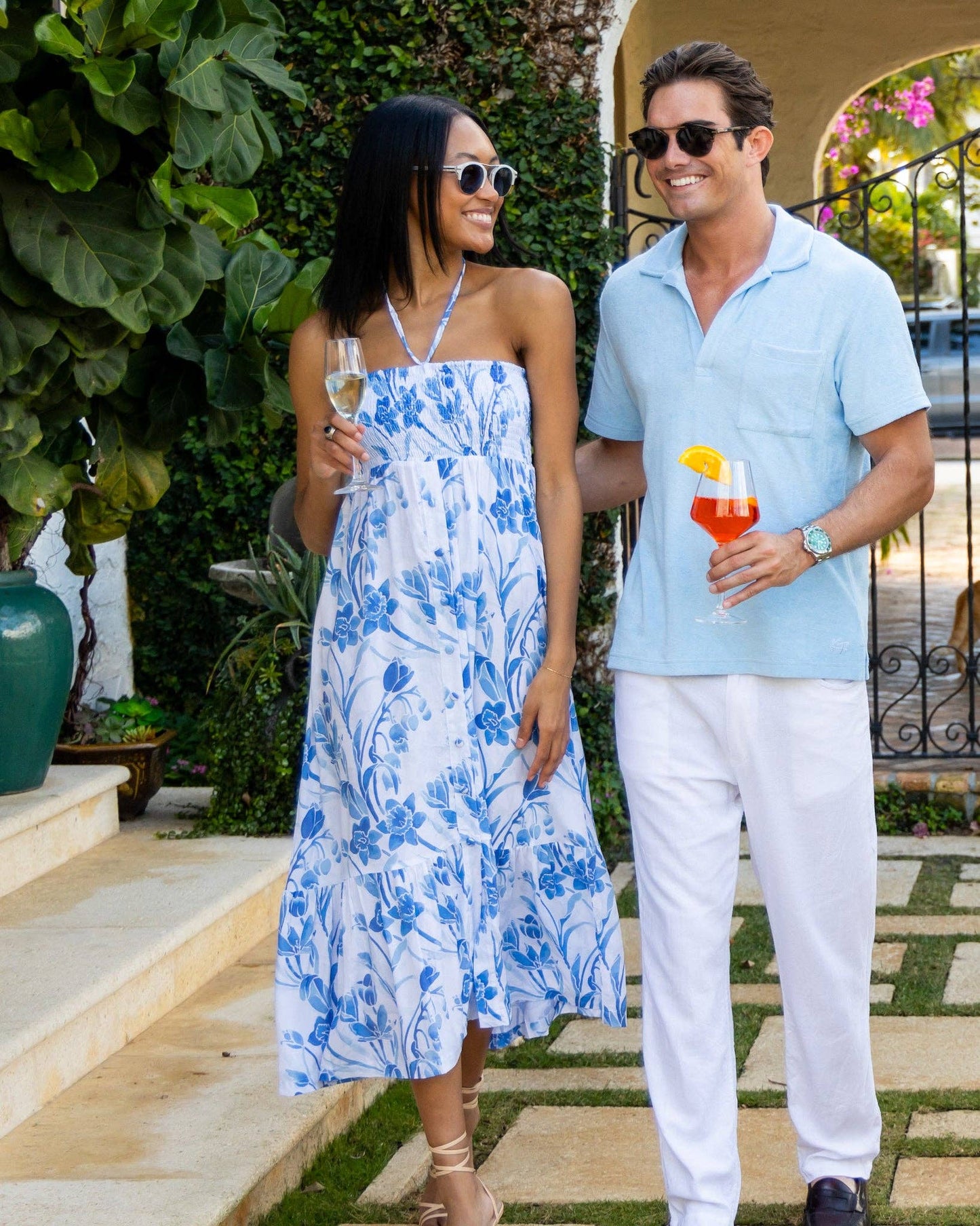 The Côte d’Azur Convertible Skirt-to-Dress - Blue