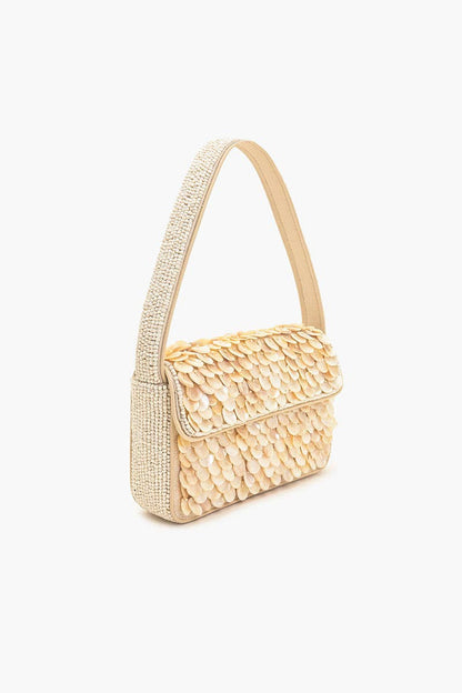 Handbag  /  Rainbow Shell Beaded Shoulder Bag