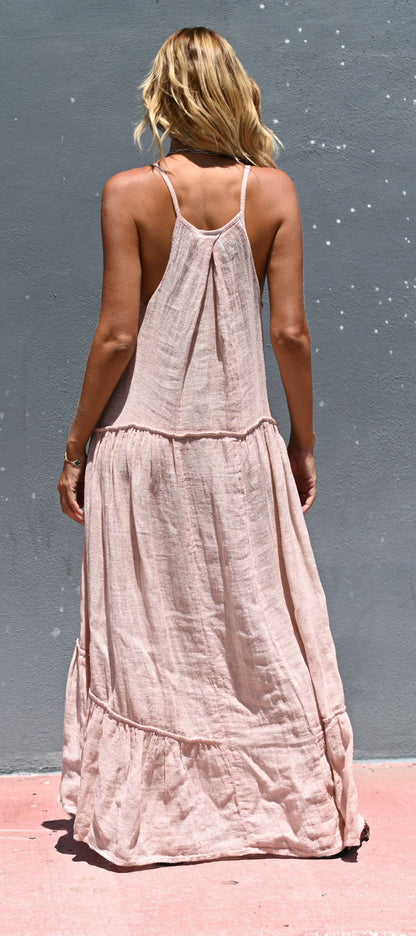 The Daisy Maxi Dress / Blush