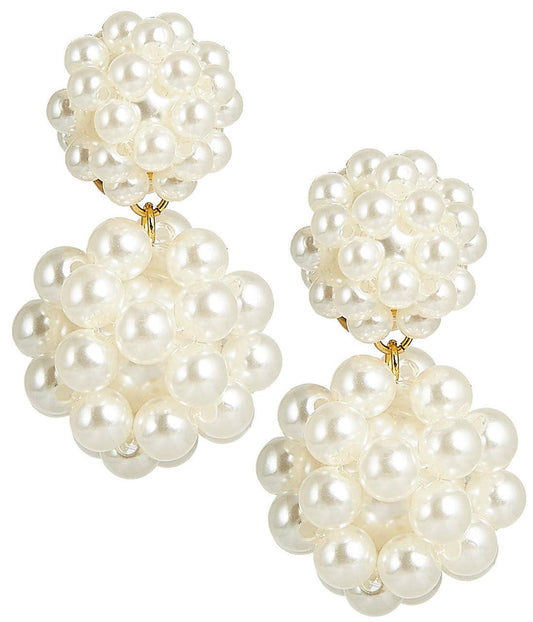 Kate Cluster Pearl Large Statement  / Belle of the Ball
