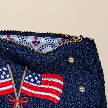 Teddy Pouch / American Flags