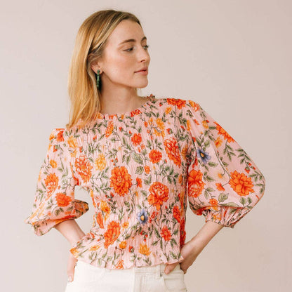 Tops / Harvest Blooms Hali Top