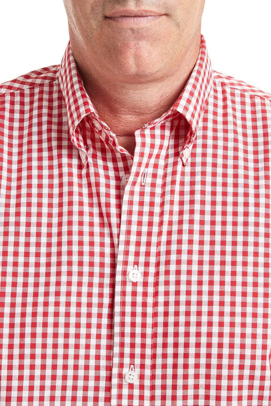 The Chase Shirt Wide Gingham / Red
