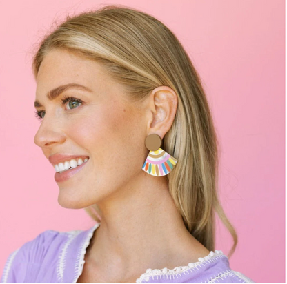 Spanish Sunset Tile Earring