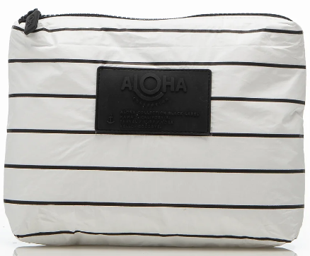 Aloha Pinestripe Small Black/White