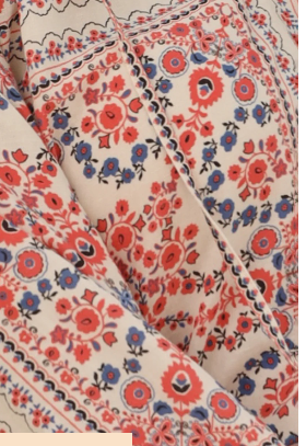 Liana Scarf Print Top