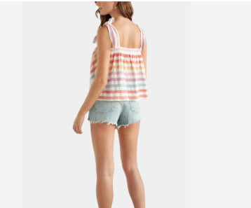 The Laiken Seersucker Top / Rainbow