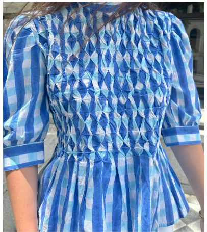 The Pippa Top / Blue Watercolor