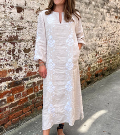 The Sara Linen Maxi / Sand