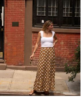 The Mary Hope Skirt / Brown