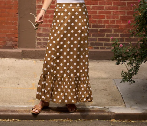 The Mary Hope Skirt / Brown
