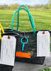 Oyster Bag / Mini Market / Aqua Handle