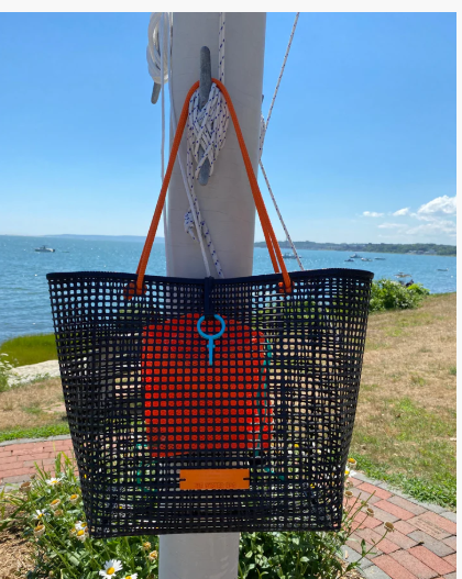 Oyster Bag / Market / Orange Handles