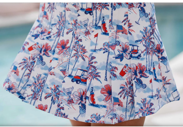 Skirts / The Red, White & Blue Golf Skort
