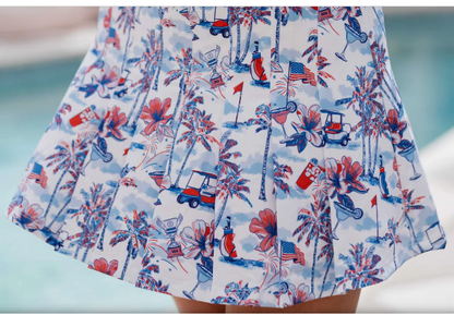 Skirts / The Red, White & Blue Golf Skort