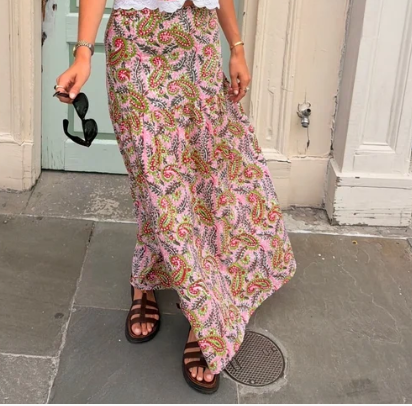 Skirts / The Beatrice Summer Paisley Maxi