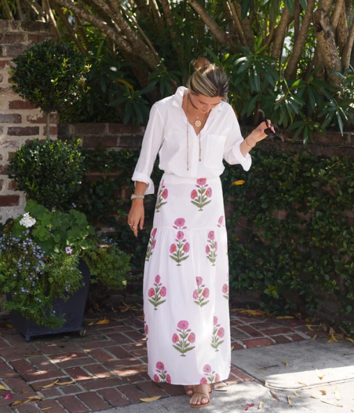 Skirt / The Beatrice Milo Maxi / White