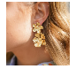 Earrings / Tilly Floral /Gold
