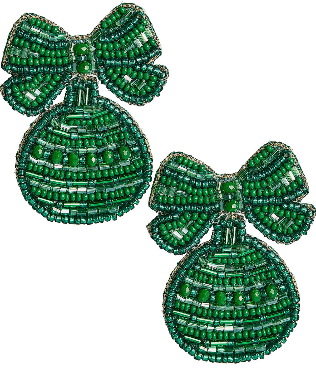 Ornament Earring / Emerald