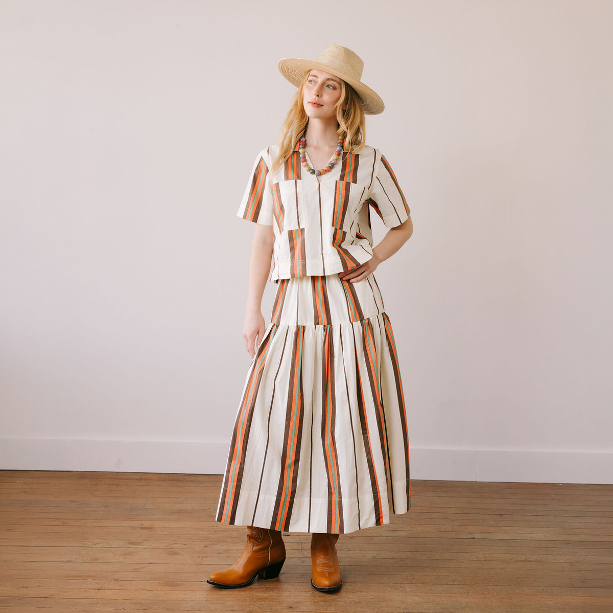 Skirts / Vintage Stripe Colette Skirt