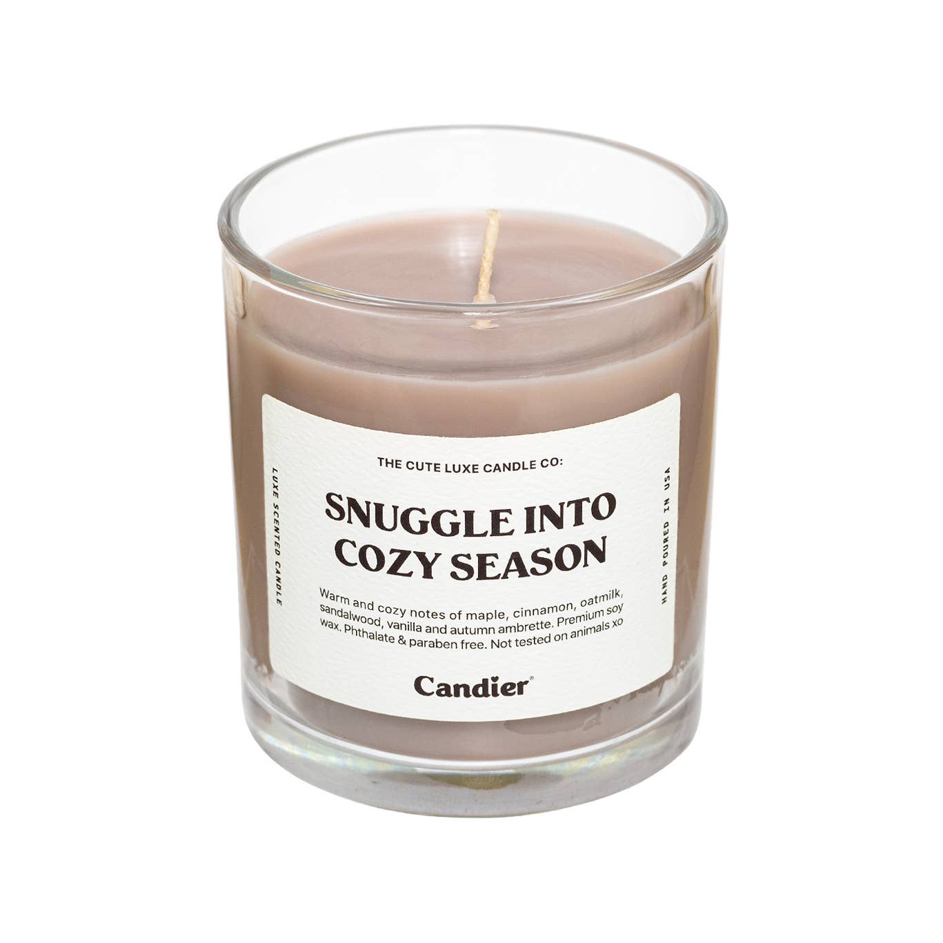 Soy Candle - Snuggle Into Cozy Season Scent