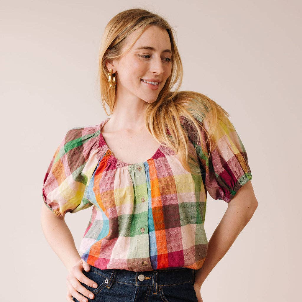 Tops /  Harbor Plaid Frances