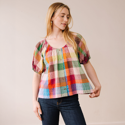 Tops /  Harbor Plaid Frances
