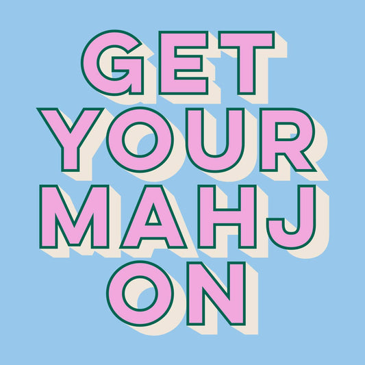 Cocktail  Napkins / Get Your Mahj On