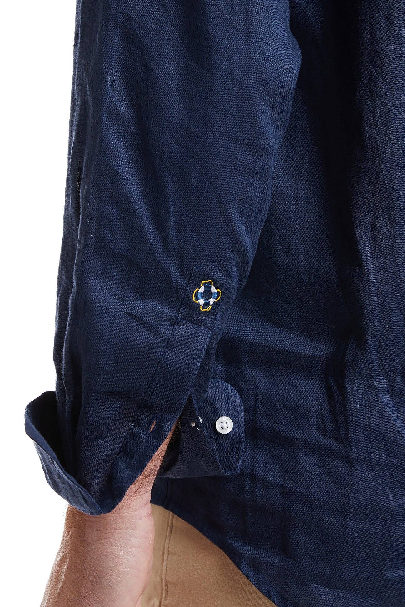 The Chase Shirt Nantucket Linen / Navy