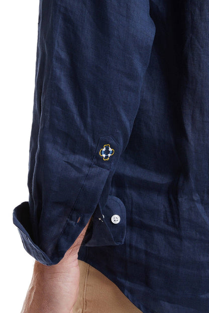 The Chase Shirt Nantucket Linen / Navy