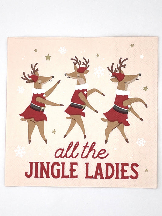 Cocktail Napkins - All The Jingle Ladies