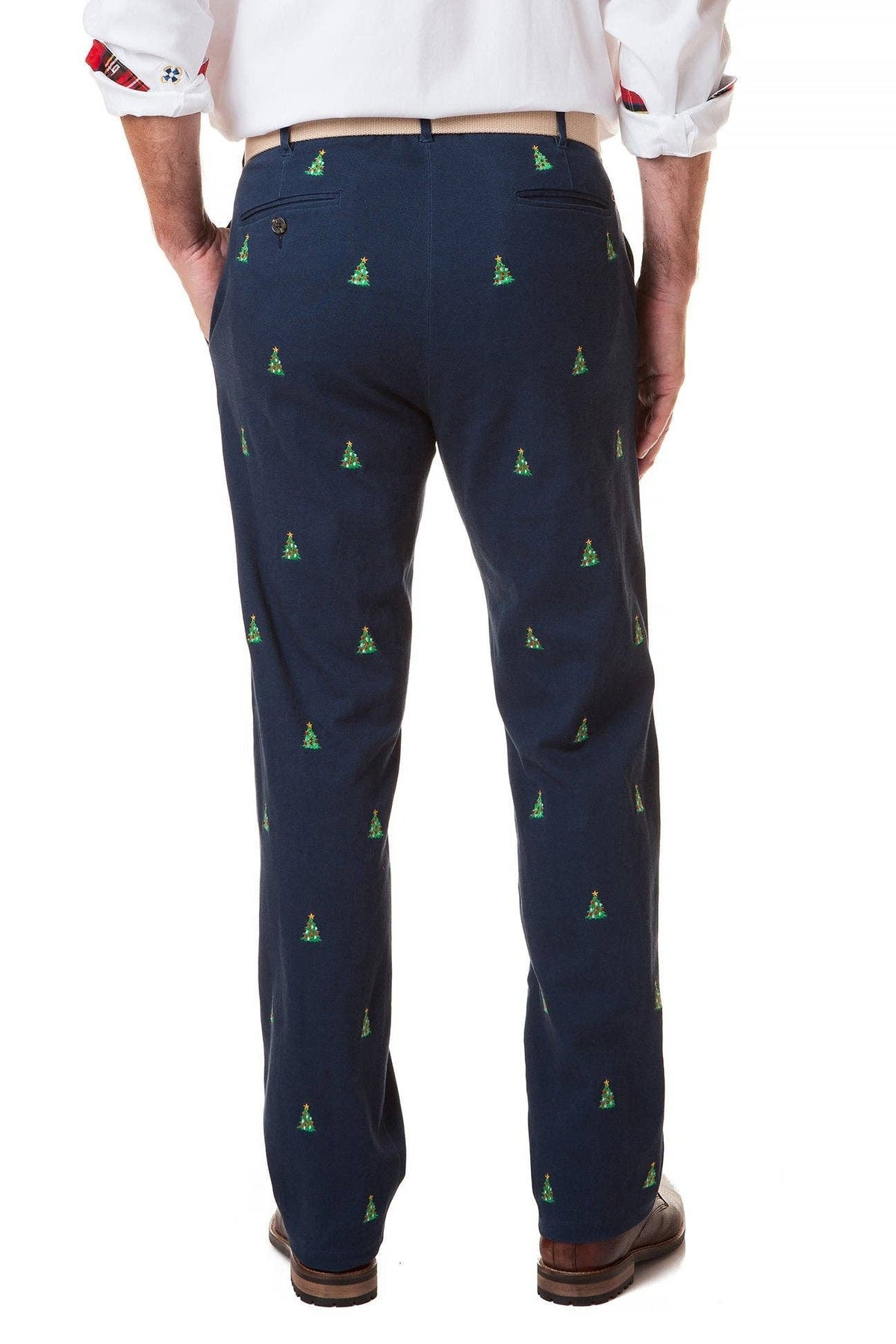 Pants / Harbor Stretch Navy Khaki / Xmas Tree