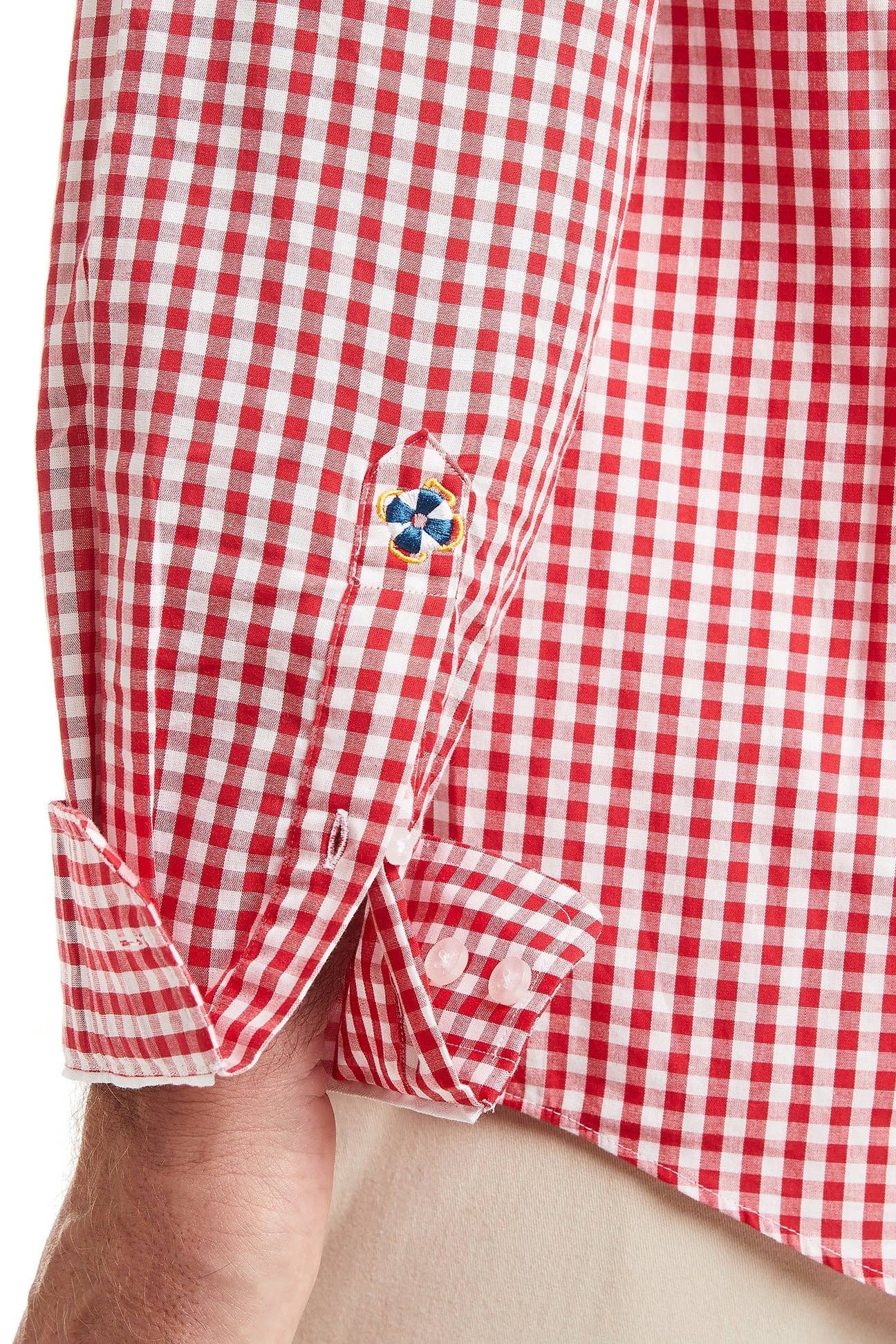 The Chase Shirt Wide Gingham / Red