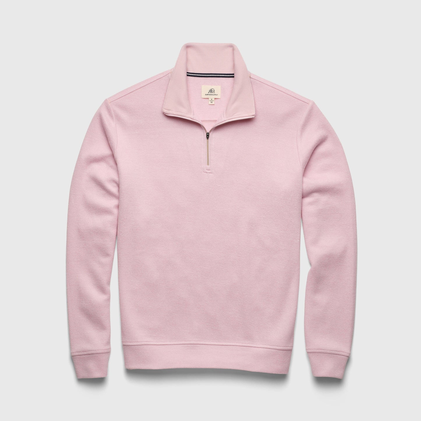 Quarter Zip / Bobby Cashmist Fleece / Pink Heather