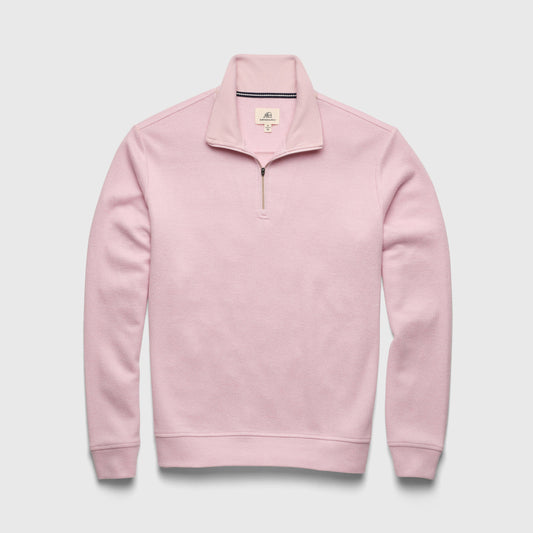 Quarter Zip / Bobby Cashmist Fleece / Pink Heather