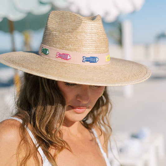 Sun Hat / Colorful Fin Palm