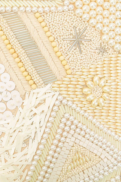 Handbag /  Shimmering Sands Embellished Shoulder Bag