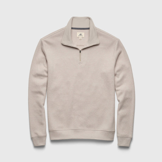 Quarter Zip / Bobby Cashmist Fleece / Taupe Grey Heather